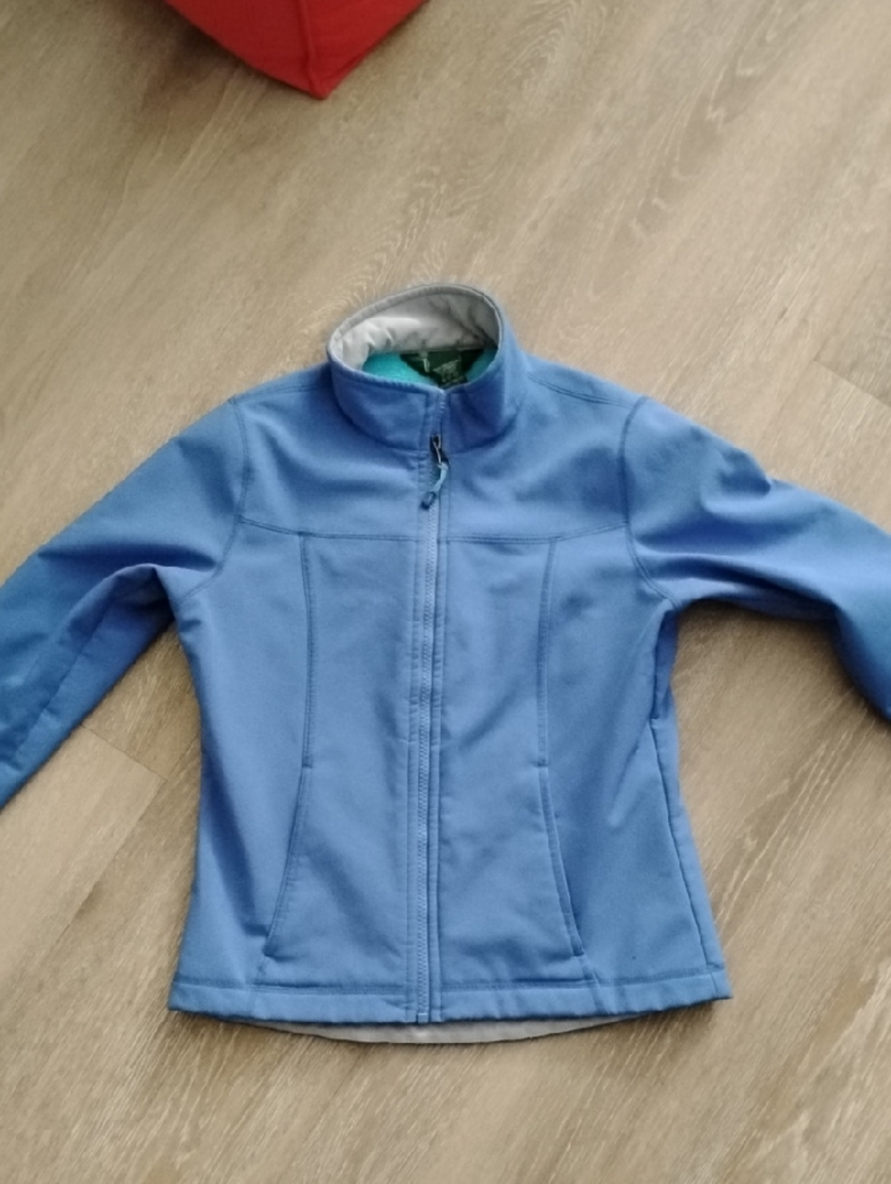 L.L. Bean Blue Jacket with Teal Lining